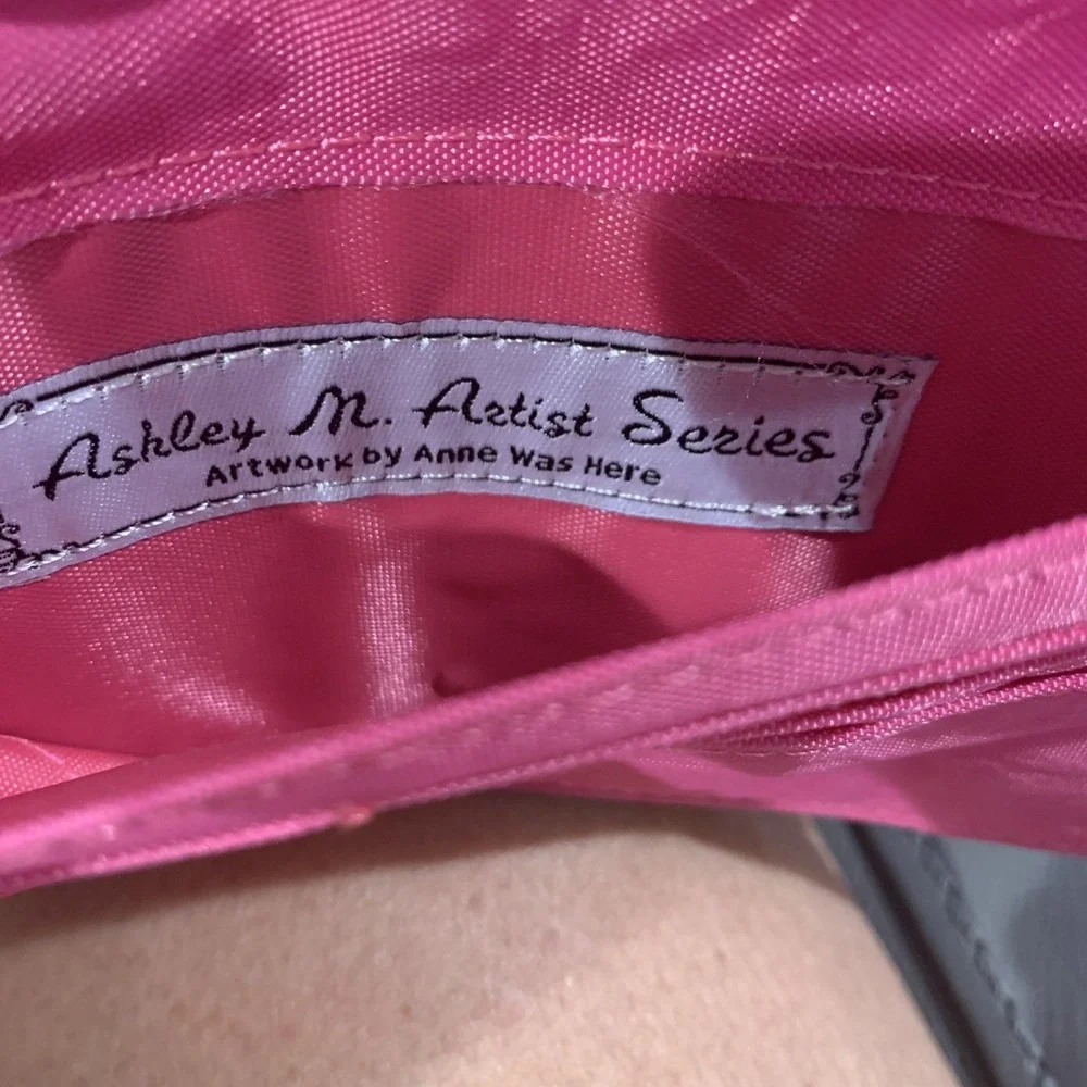 Ashley M. Artist Series Pink Wallet Billfold Labrador‎ retriever With Sunglasses